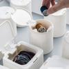 Plastic Storage Box Pop Window Type Beads Container Useful Cotton Swab Box  Hair Accessories Class