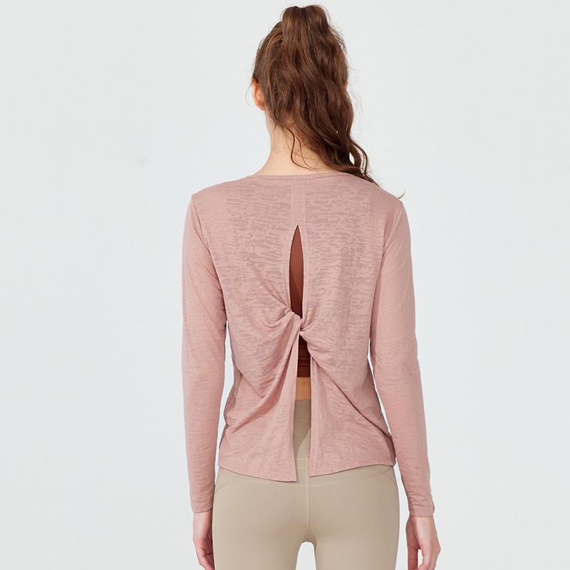 

Autumn/Winter Yoga Wear: Quick-Dry Long Sleeve T-shirt Fitness Base Layer L