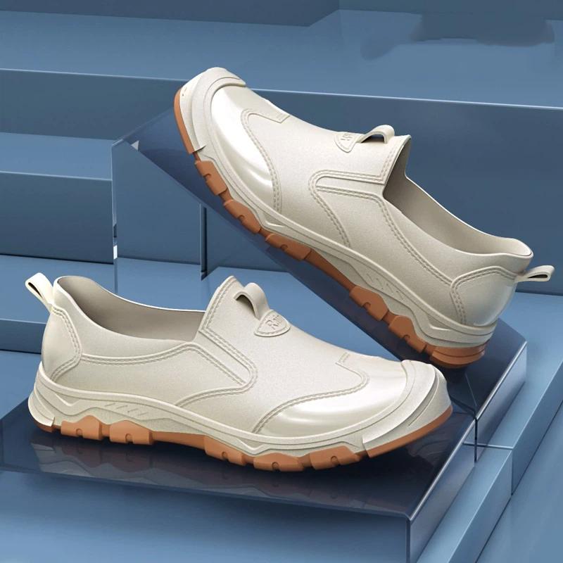 Couple's Fashionable Outdoor Rain Shoes Water Wading Anti Slip Rubber Shoes