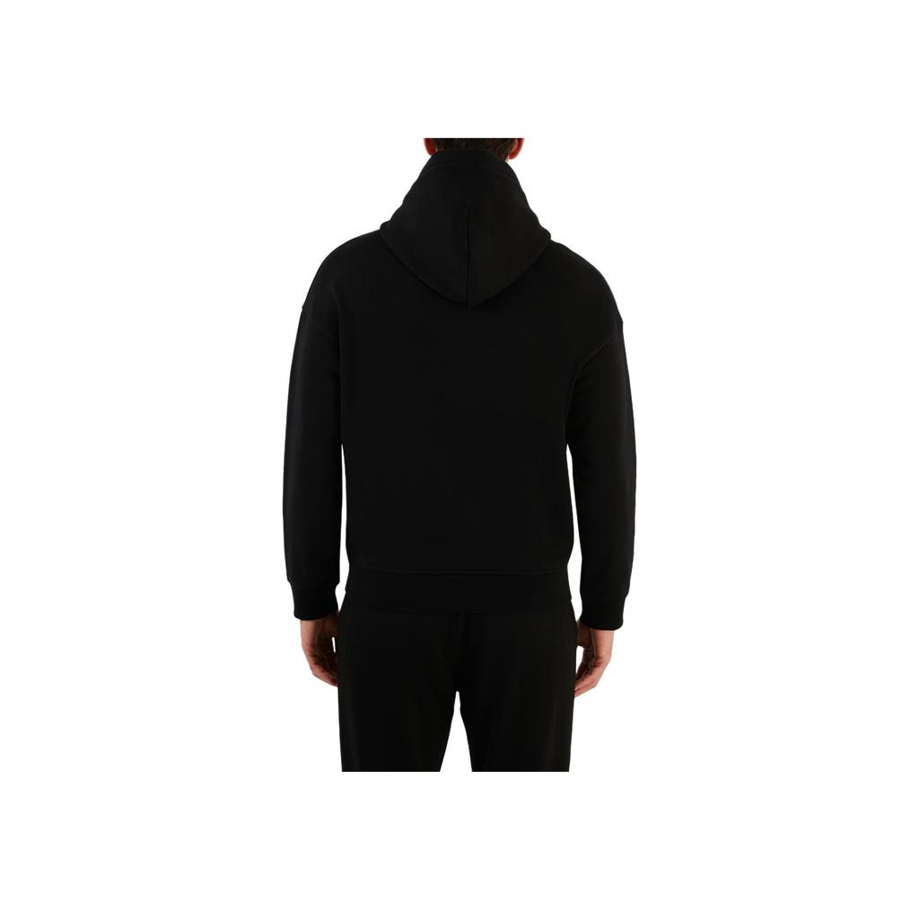 Emporio Armani Eagle Logo Pattern Hoodie Men Hoodies Black 6L1ML9-1JWPZ-0056