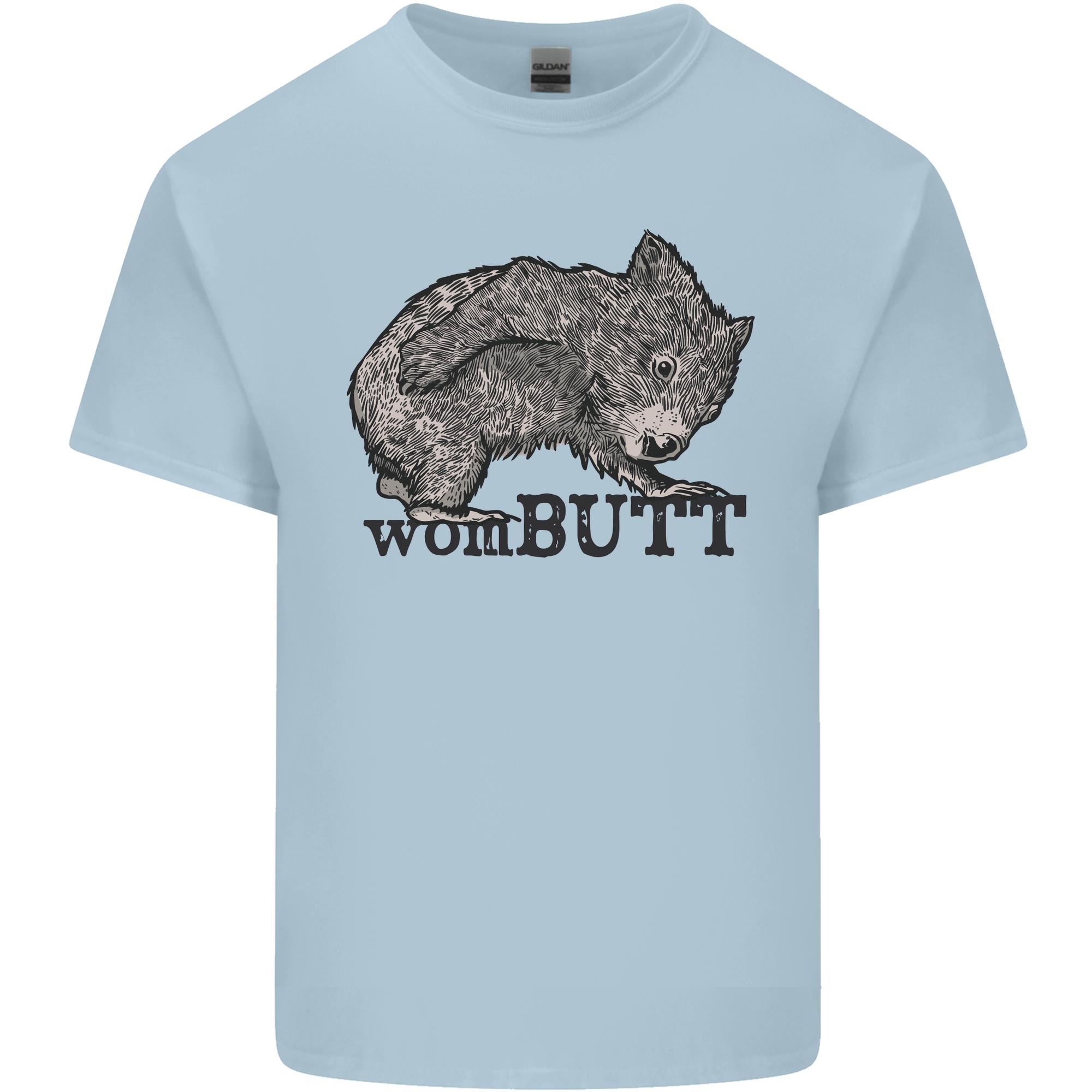 Wombutt Funny Wombat Unisexs Light Cotton TShirt S