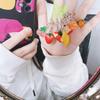 Multi Color Phone Lanyard Fruit Shapes Pendant Wrist Strap Detachable Phone Chains Keyring Portable Accessory for Women