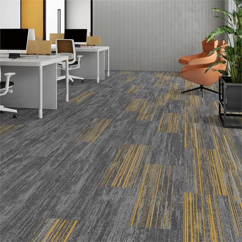 Thickened Commercial Office Carpet Tiles for Large Area Flooring
