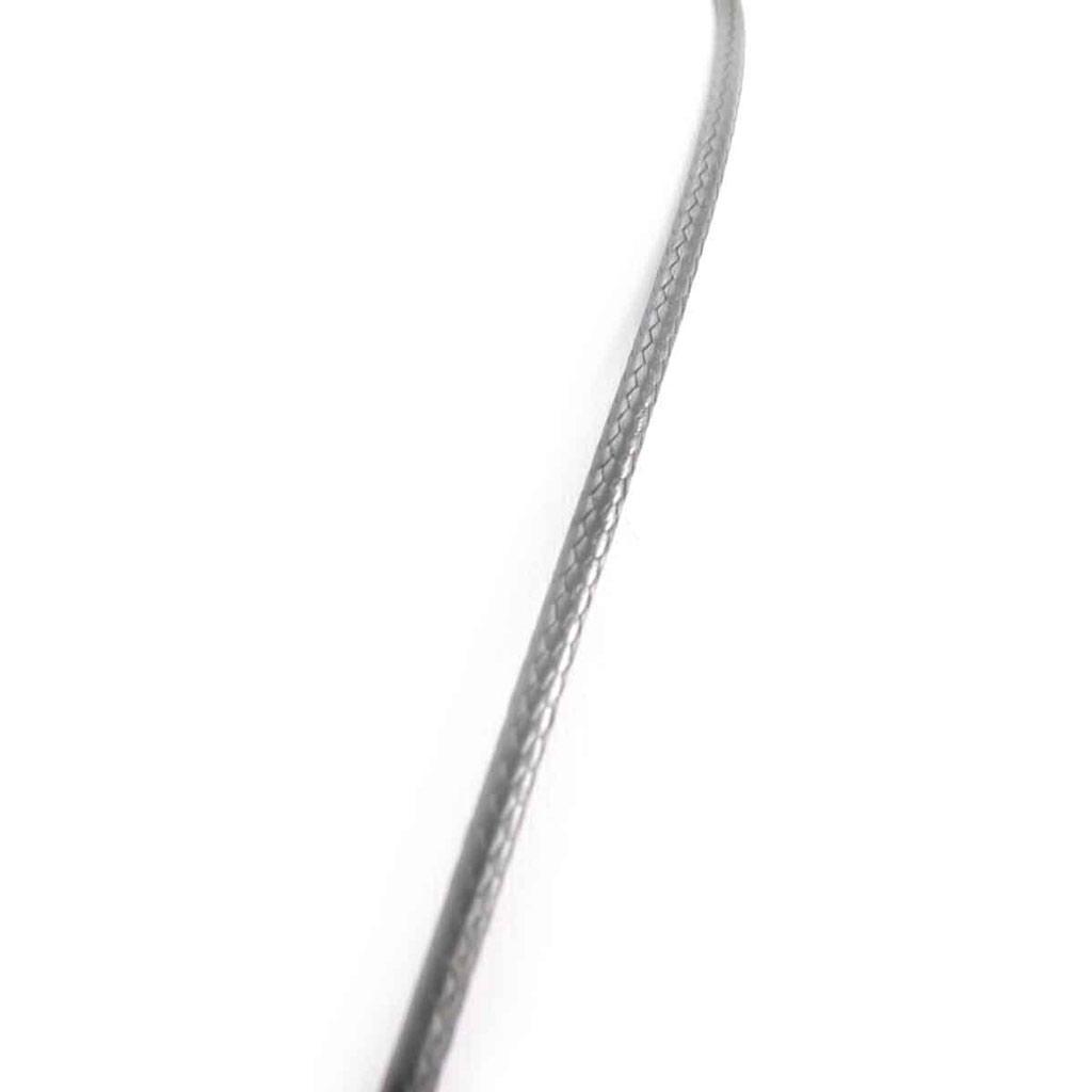 Les Trésors De Lily [J8484] - Black Silver 'Ball' Necklace - 3x1 Cm