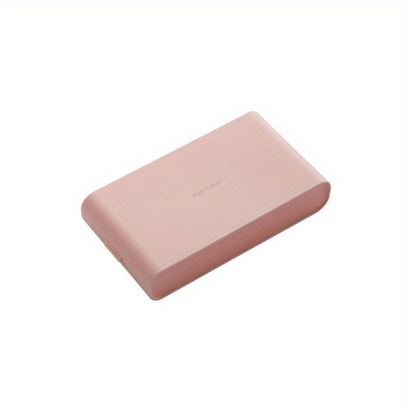 

Pratical Mask Organizer Portable Mask Storage Box Moisture-proof Mask Box Multifunctional Paper Holder Jewelry Container розовый