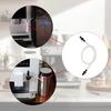 Coffee Machine Replacement Hose for Jura Impressa Easy Fine Foam Nozzles 4 Silicone Tubes with 8 Connectors Smooth Milk Flow Tube for Coffee