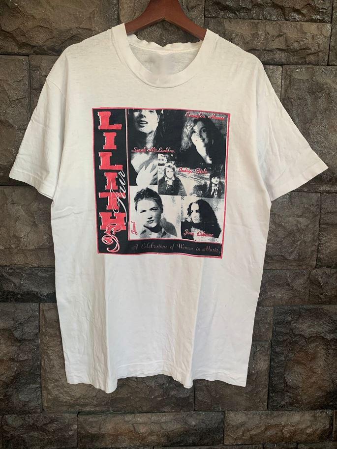 Lilith Fair White Festival Music T-Shirt Cotton Unisex Adult Tee