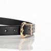 Versatile Women's Leather Belt with Alloy Pin Buckle for Jeans and Suit Pants