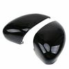 2Pcs Gloss Black Side Door Wing Mirror Cover Cap For Ford Fiesta MK7 2008-2017 For Ford Fiesta Van With Signal Lamp 2012-2017