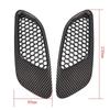 2PCS Carbon Fiber Look Engine Front Bonnet Hood Vent Air Intake Cover Fit for BMW E90 E91 E92 E93 M3 Type 2007-2011 2012 2013