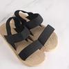 New EVA Roman Mid-Heel Women's Comfortable Sandals, Round Toe, Plus Size, Fashionable Outdoor Beach Wear.