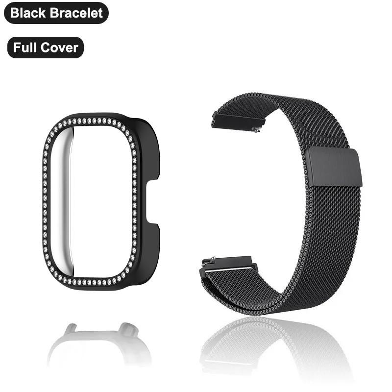 Milanese Magnetic Strap+Band for Redmi Watch 5 Active Watch5 Lite Band TPU Soft Case Screen Protector