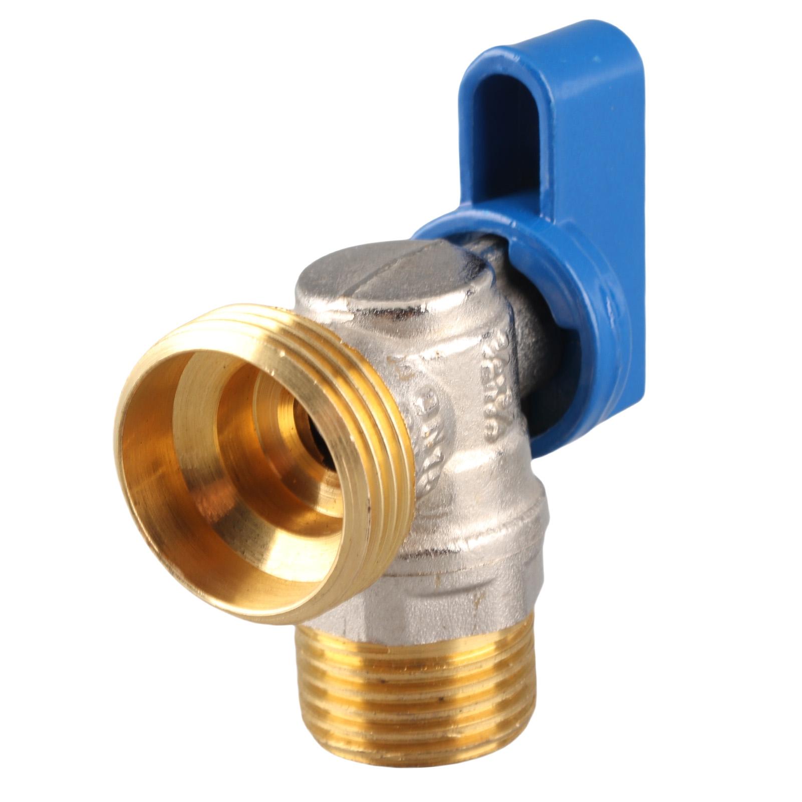 

Кутовий запірний клапан G1 2 DN15 зовнішня різьба X G3 4 DN20 зовнішня різьба латунний чвертьобертовий кульовий кран