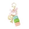Cute Macaron Cake Pendant Car Key Ring Keychain Alloy Holder Bag Purse Accessory