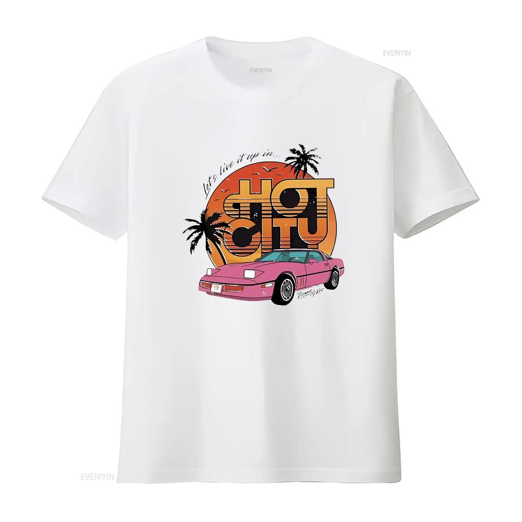 SALE Bonnie Mckee LetS Live It Up In Hot City T Shirt Vintage Washed Versatile Unisex Breathable Casual Stretched Fashion
