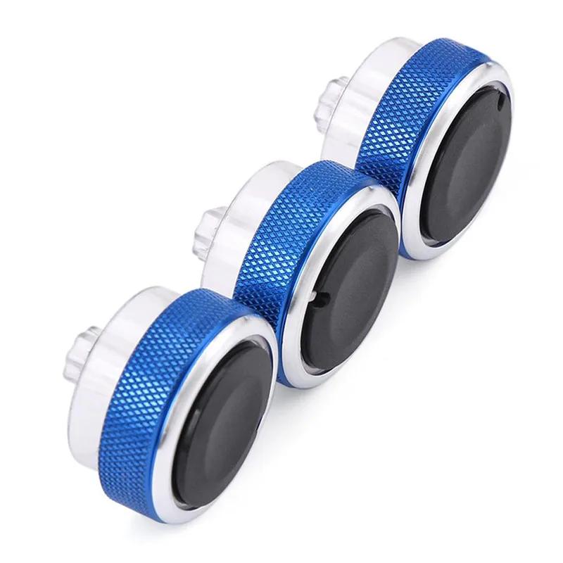 3Pcs Car AC Knob for Ford Focus 2 3 MK2 MK3 Sedan Hatchback for Mondeo Air Conditioning Heat Control Switch Knobs Accessories
