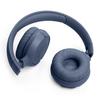JBL TUNE 520BT Bluetooth On-ear Headphones USB Type-C Charging 57 Hours Playback Multi-point Connection Blue JBLT520BTBLU