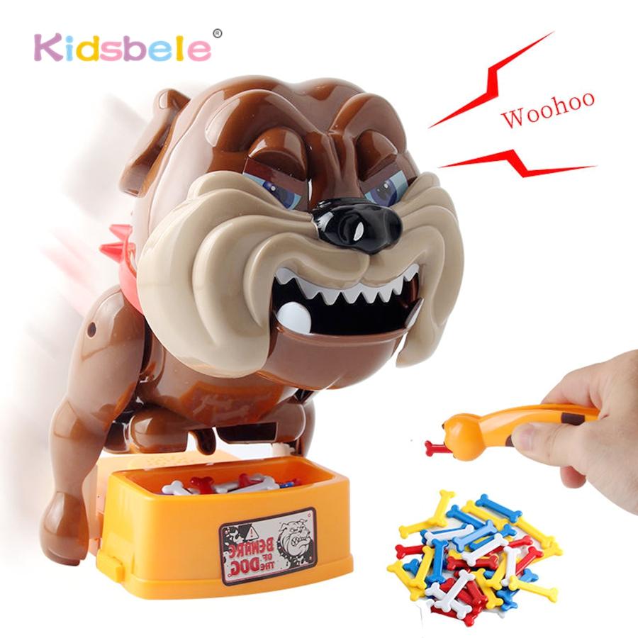 Beware of the Dog Game Bone Snatching Game Electric Barking Bulldog Toy Family Outdoor Party Interactive Prank Toy Birthday Gift