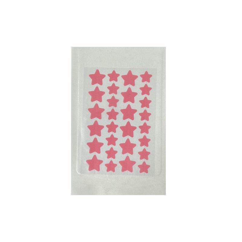 Colored Star Hydrogel Pimple Patch - Absorbs Pus and Clears Spot