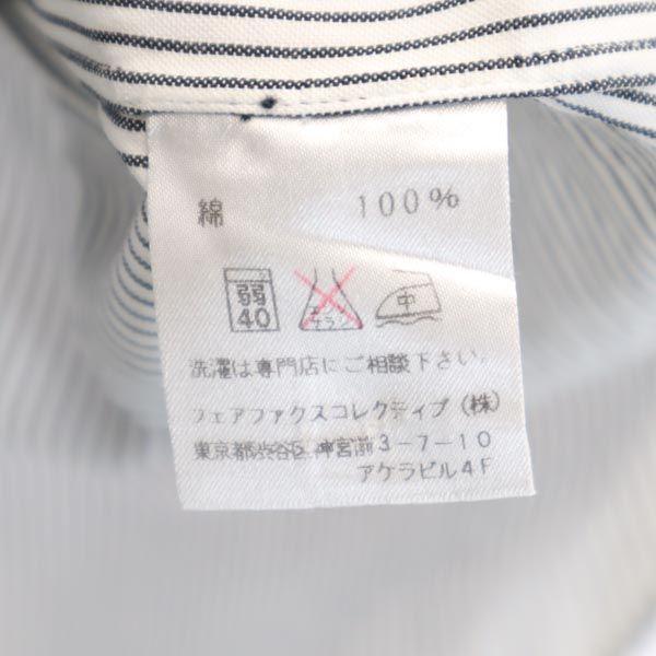 Psycho Bunny made in Japan Striped Pattern Long sleeve Button down shirt Men's Used