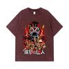 275 GSM Washed T-shirts 100% Cotton Attack On Titan V8 Print Unisex Heavy Cotton T Shirt