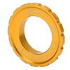 MEIJUN Centerlock To 6 Bolt Fitting Adapter Lockring Aluminium Alloy Axle Hub Adapter for Thru Axle HubGold