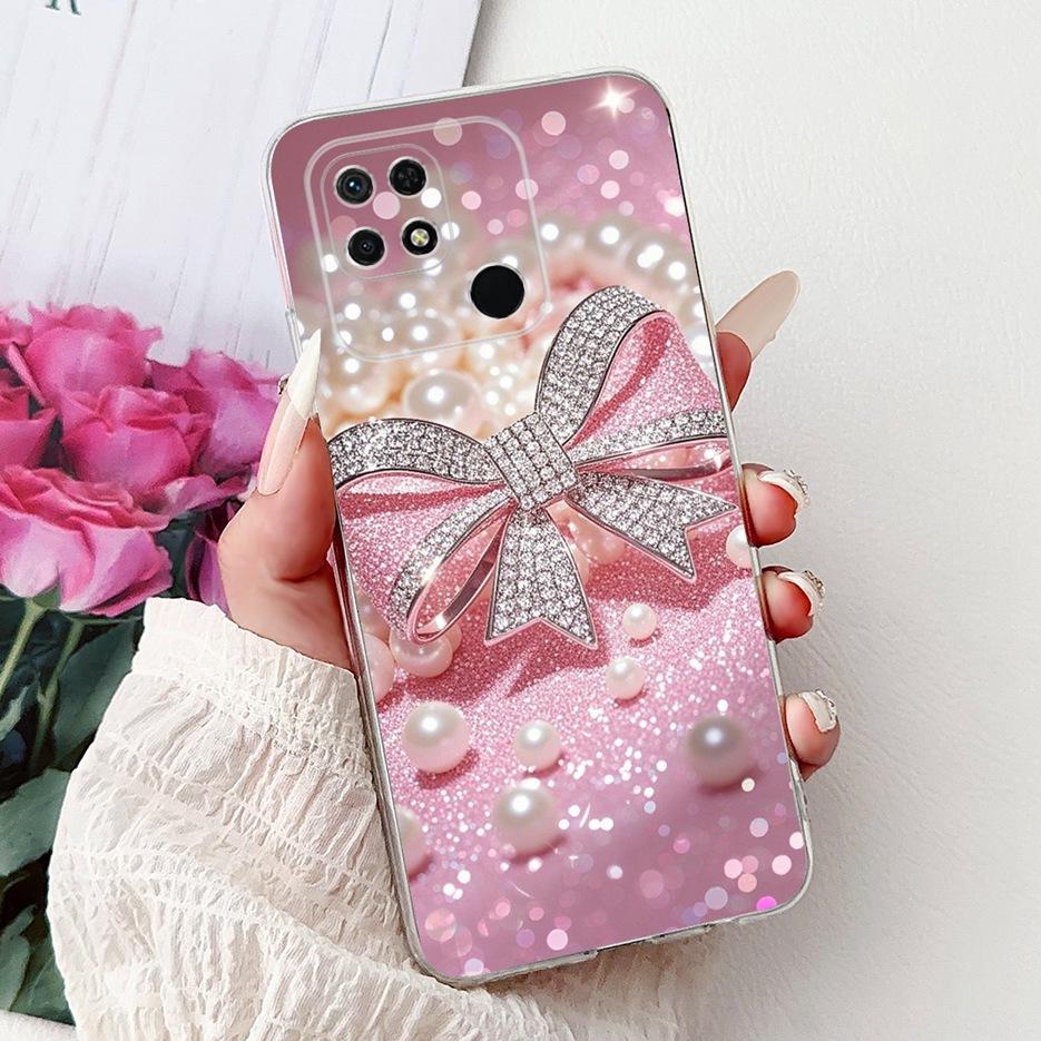 For Xiaomi Redmi 10C Case New Luxury Painted Cover Soft Silicone Slim Phone Case For Xiaomi Redmi 10C Redmi10C Back Cover Fundas