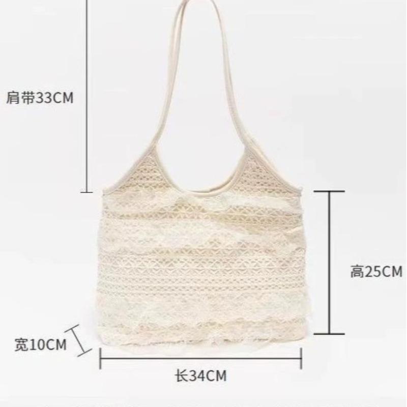 Sanfutote summer leisure vacation fairy lace mesh underarm shoulder satchel women's bag large capacity