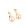 Large Pearl Hoop Earrings - French Retro, Light Luxury Style, Versatile & Elegant Design