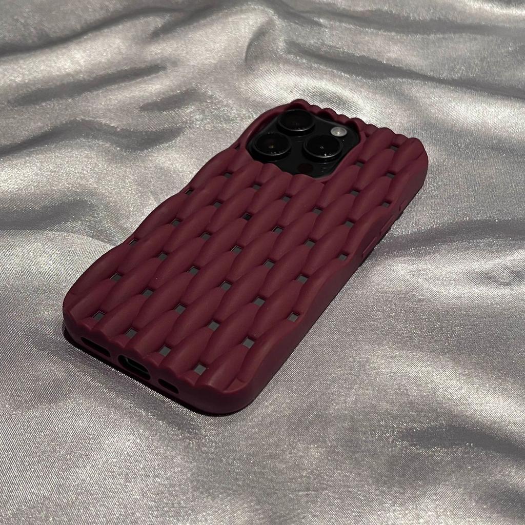 Heat Dissipation and Breathable Twisted Pattern Suitable for Iphone16promax Apple 15 Mobile Phone Case 14 Soft Cover Matte Anti Fingerprint
