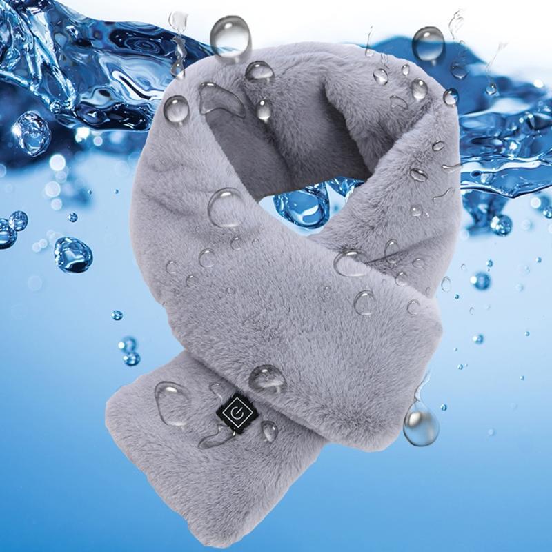 Heizschal für Herren Damen USB für Smart Charging Elektrischer Beheizter Schal Winter Nackenwärmer Weiche Weihnachtsschals Washa