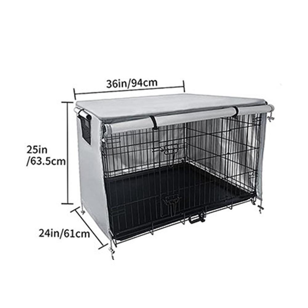 Comfortable Dog Kennel Cover Dog Accessories Outdoor Pet Cover Multi Functional Cover PVC Coated Fabric Rolling Shutter Entrance