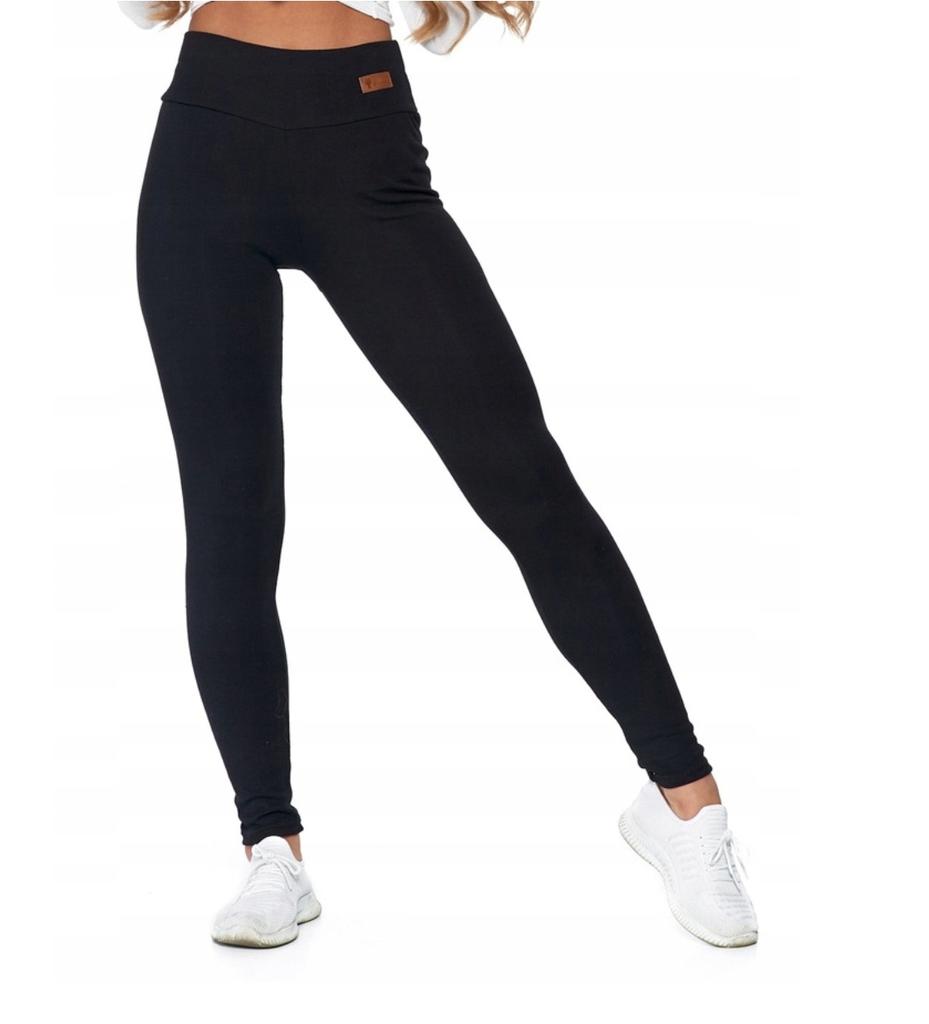 High Waist Opaque Black MORAJ Leggings S/M