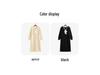 Plus Size V-neck Tie-up Lace Knit Wool Dress - 2025 Winter Style