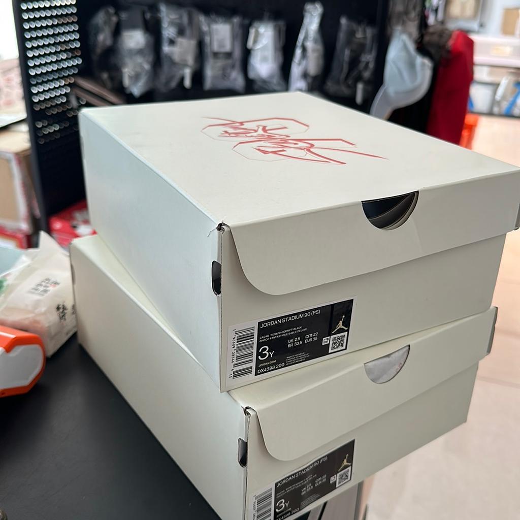 Air Jordan Jordan Stadium 90 PS Cacao Wow Kids Кроссовки Коричневый Черный Университетский красный DX4398-200