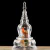 Exquisite Gift Choice Transparent Buddha Tower Elegant Decoration Home Decor Ornament Bodhi Tower