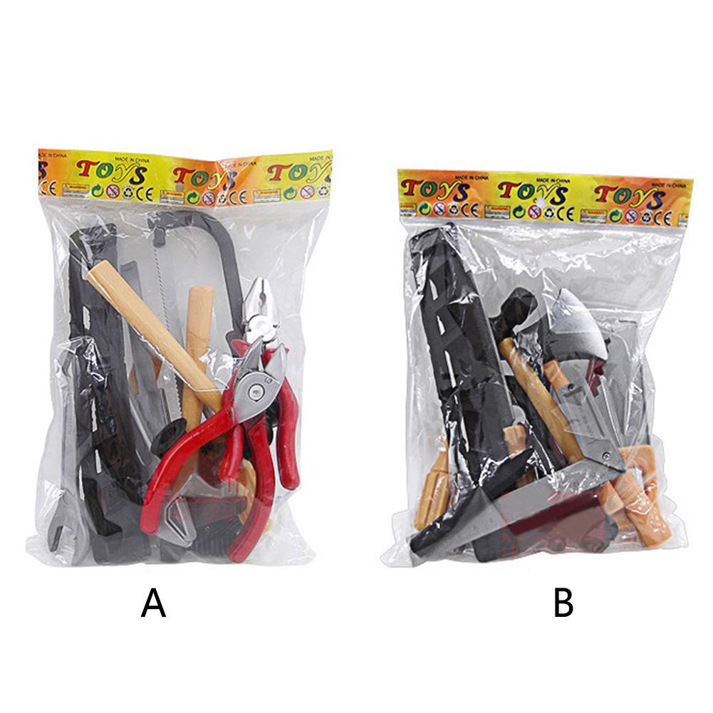 (Virtual Warehouse) Children s Pretend Play Simulation Multifunctional Repair Tool Hacksaw 14 Piece Set DIY Educational