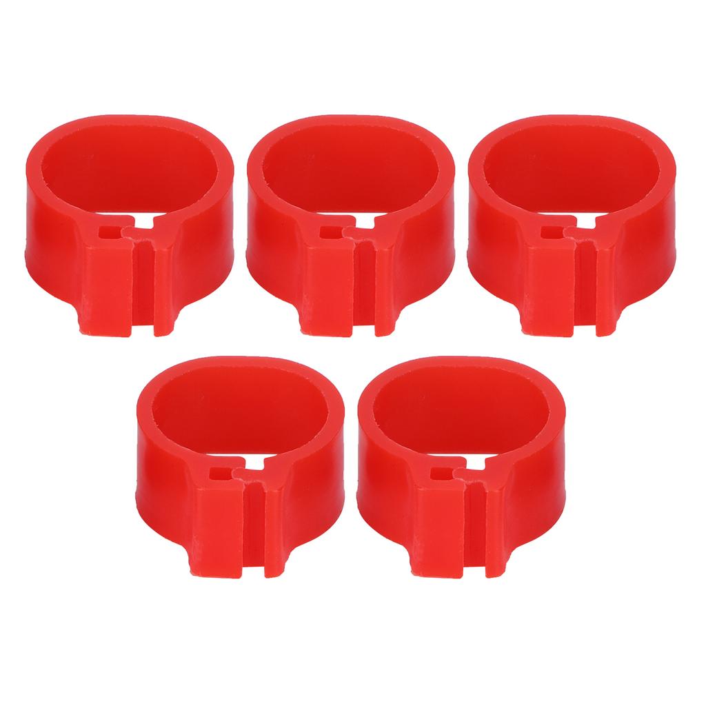 200 Stück Rote Geflügelbeinclip Ring Tauben Identifizieren Kein Wort Markierungsring Trainingswerkzeug 10mm Rot Nein