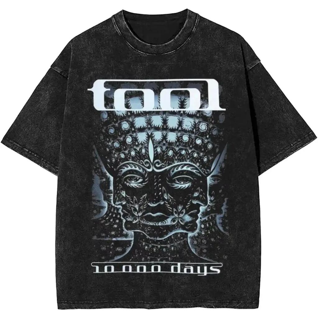 2026 Unisex Oblečení Tričko Pánské Grafická Trička Unisex Rockový Nástroj Kapela Lateralus Heavy Metal Hudba Vintage Prané Kulatý Výstřih Y2k