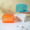 PVC Clear Travel Storage Bag Waterproof Durable Toiletry Makeup Organizer for College Dorm Bathroom Vacation