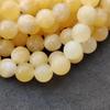 Medově žluté kalcitové korálky, pravý přírodní drahokam AA, kulaté volné korálky, korálky velikosti 6MM 8MM 10MM.