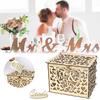 Diy Party Wooden Boxes Gift Wedding Lock For Birthday Card With Box Home Decor Moving Clothes Boxes Fast Shipping