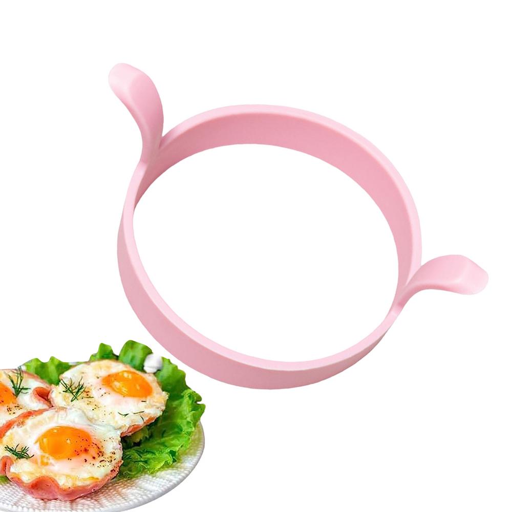 Silicone Egg Rings Circular Egg Frying Mold Non-Stick Reusable Pancake Shaper Silicone Kitchen Gadgets For Commercial Use