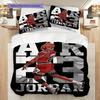 Iconico Air Michael Jordan Legacy Biancheria da letto(1 * copripiumino + 2 * federa, senza nucleo)Set biancheria da letto Regalo di Natale per compleanno Morbido e confortevole