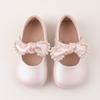 New Flats Customizable Arrival Girls Baby Princess DressShoes Outdoor for Holidays kids dance shoes cute pearl-bow casual shoes