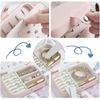 Jewelry Box For Women Travel Jewelry Organizer Double Layer for Necklace Earring Rings Jewelry Holde