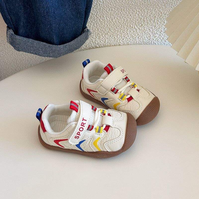 Frühling und Herbst neue Kinderschuhe Jungen und Mädchen rutschfeste weichsohlige Babyschuhe atmungsaktive und leichte Baby-Kleinkindschuhe