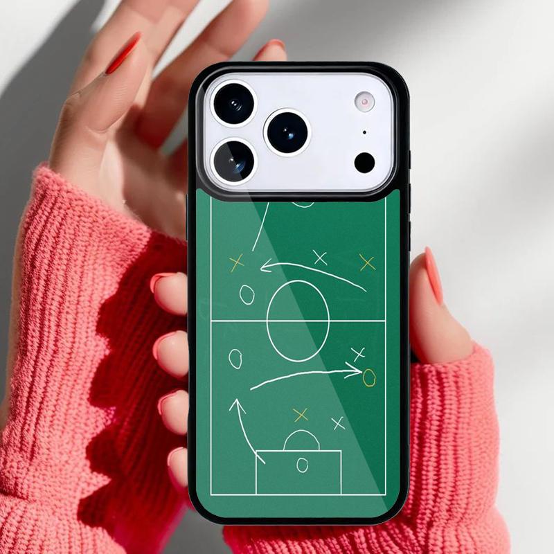 Football Soccer Tactics Time Phone Case for iPhone 17 16 15 14 13 Pro Max Back Cover for 12 11 Pro Coque