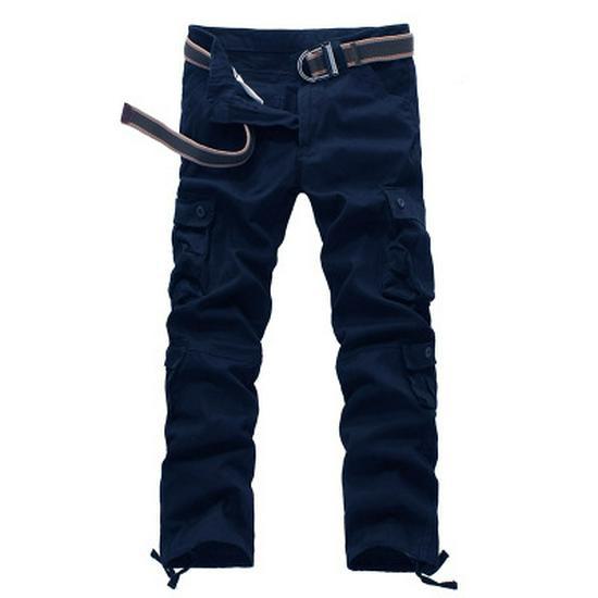 Men's Loose-Fit Multi-Pocket Work & Skateboard Pants - Wear-Resistant, Plus Size Casual Trousers