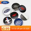 Car Sticker Ford New 2025 Hot 4pcs 3D 60mm For Car Emblem Wheel Hub Center Cap Badge Covers Sticker Decals Styling For Ford Mond